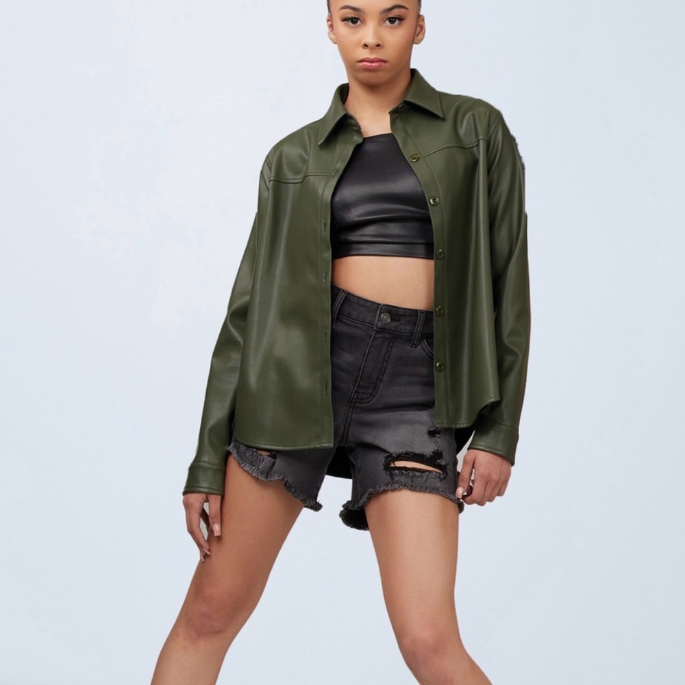 Weissman Black and Green Dance Shirt Costume